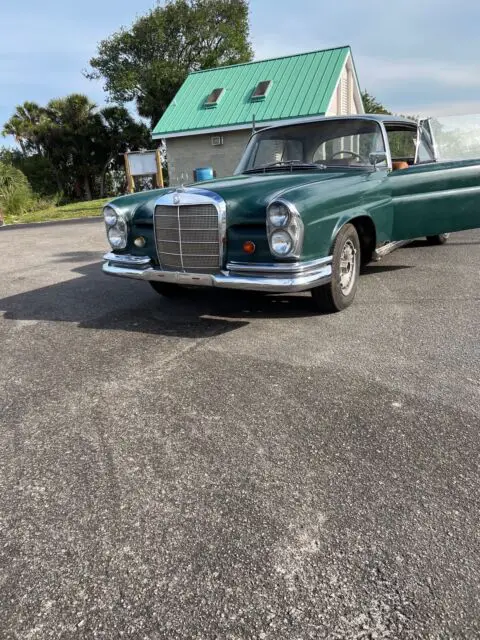 1967 mercedes-benz 220 seb coupe coupe green rwd manual