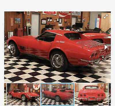 1968 chevrolet corvette coupe red rwd automatic coupe