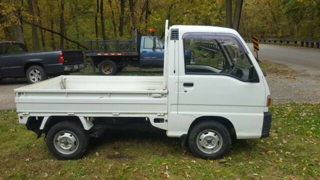 1993 subaru sambar jdm japanese mini truck 4 wheel drive - $4750 indiana title