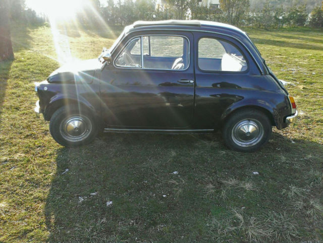1968 fiat 500 110f luxury blue engine 650cc