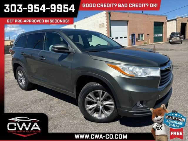 2014 toyota highlander le