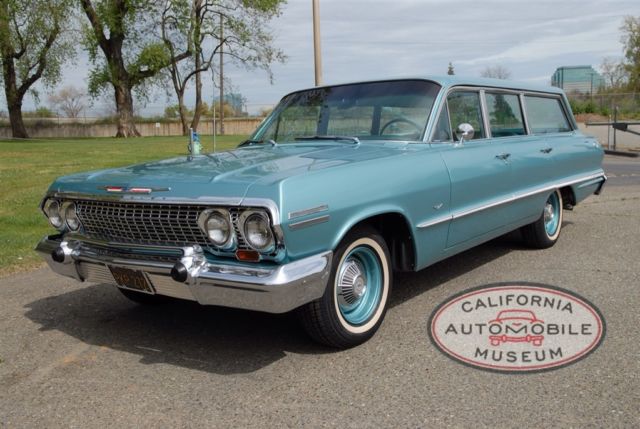beautifully restored 1963 chevrolet impala station wagon