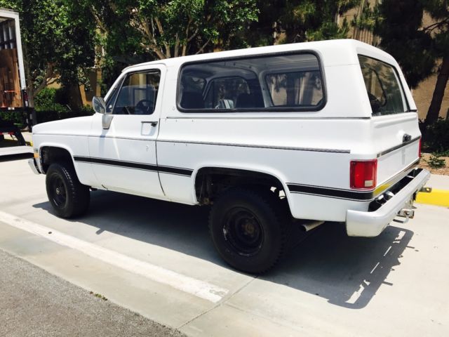1986 chevrolet blazer 4wd diesel m1009