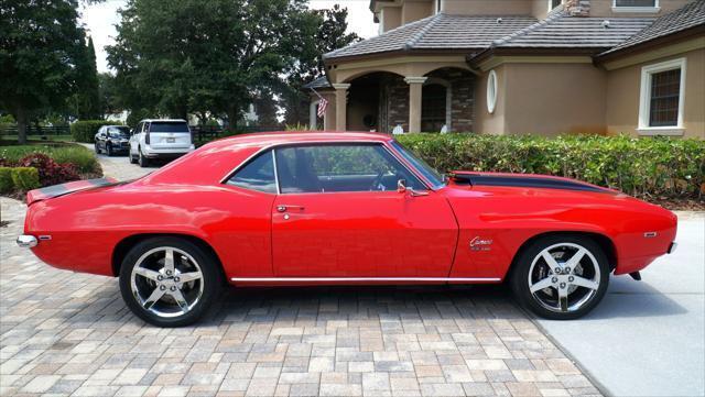 1970 chevrolet camaro ss restmod red black