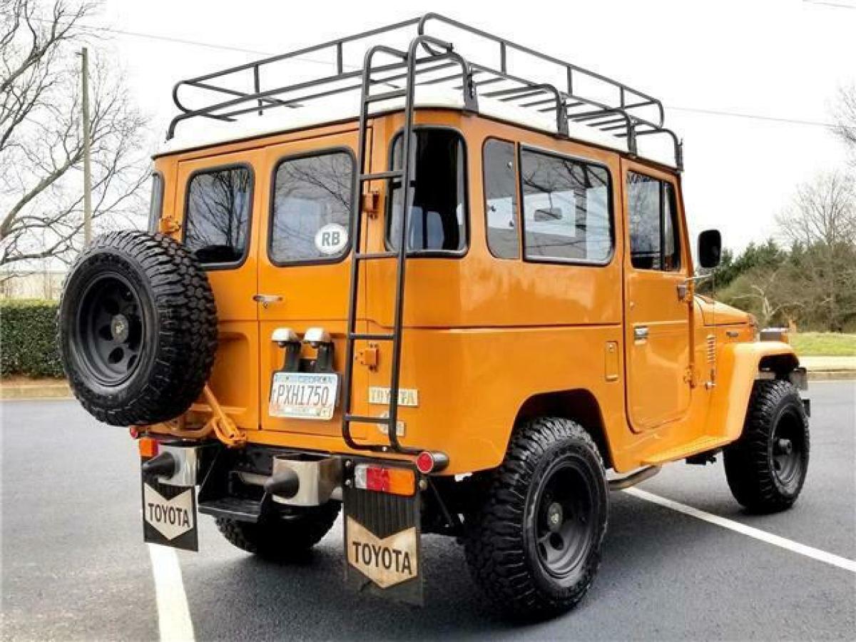1978 toyota land cruiser bj40 restored color of mustard yellow