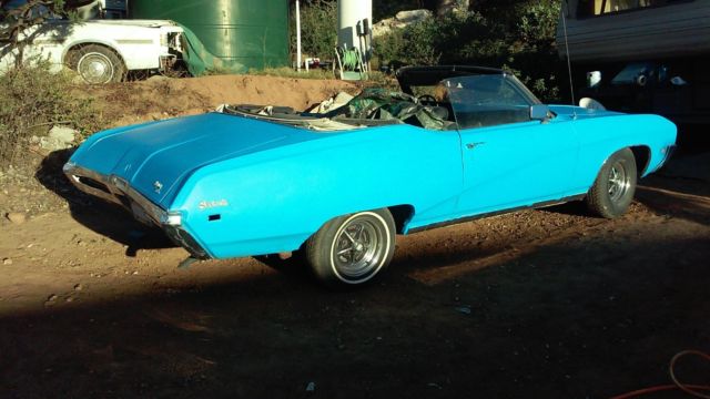 all original 1969 buick skylark custom convertible 350 4bbl automatic runs great
