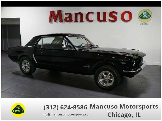 1965 ford mustang coupe 2d 35550 miles black 351w v8 automatic