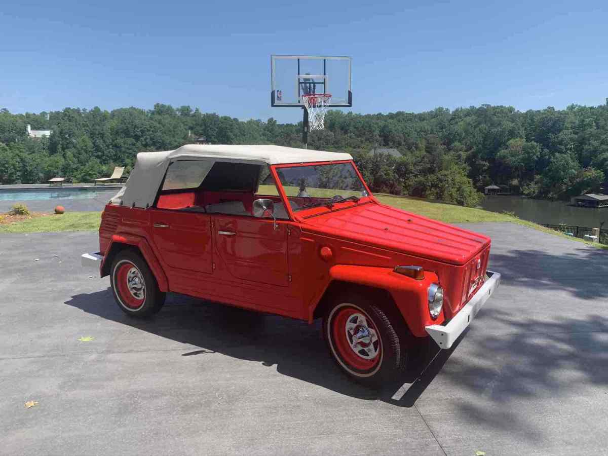 1973 volkswagen thing convertible red rwd manual