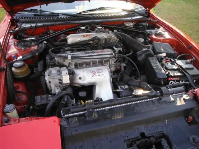 1991 red toyota celica gt convertible
