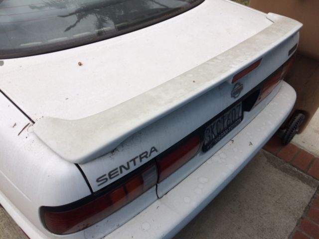 1994 white nissan sentra-not working-sold as is-limited edition-hobby car