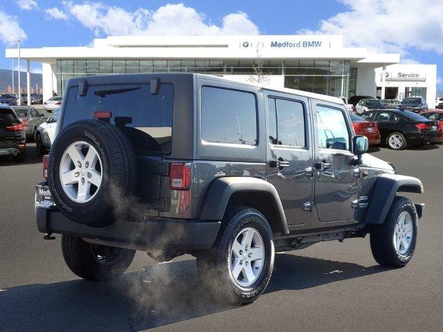 used 2016 jeep wrangler 4wd unlimited sport medford, or 97504 for sale in medford, oregon