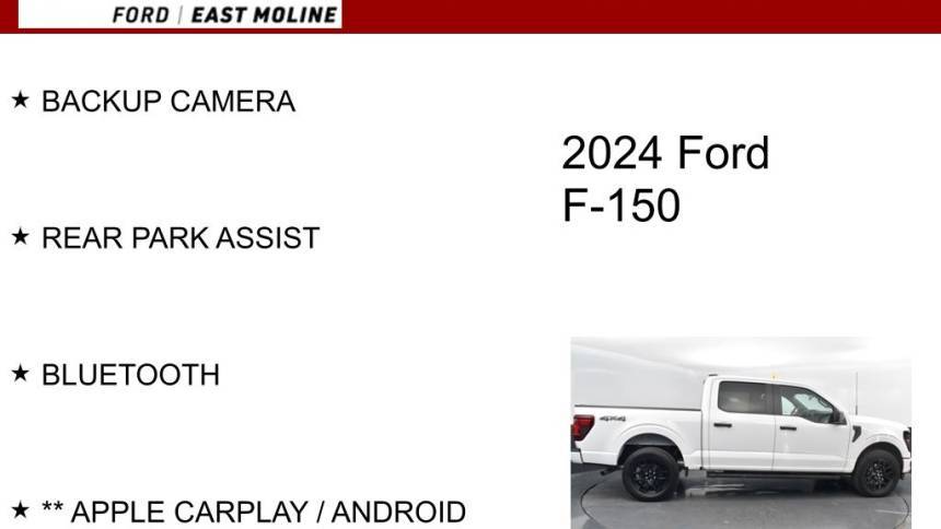 used 2024 ford f-150 stx $45,891great deal 2,071 mi. location: east moline