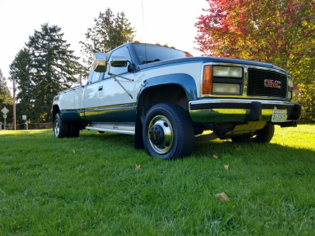 1992 gmc sierra 3500 extended cab dually sle gas 66k original miles