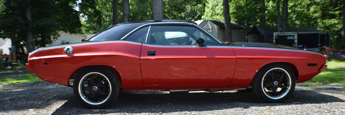 1974 dodge challenger 1970 r/t rotissourie build torque flight exc. cond