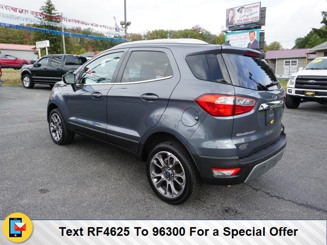 used 2019 ford ecosport 4wd titanium princeton, wv 24740 for sale in elgood, west virginia