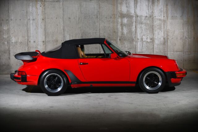 1989 porsche 911 carrera m491 70017 miles red convertible h6 3.2l manual