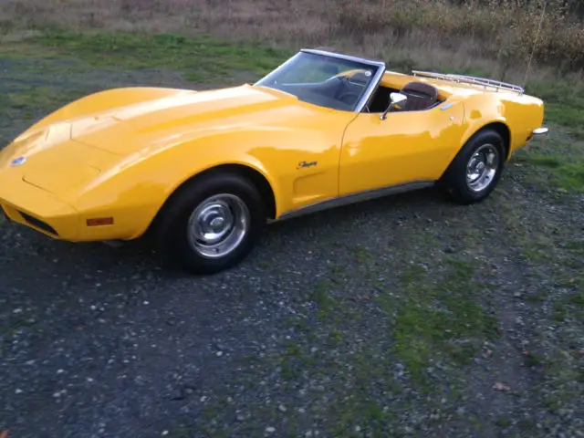 1973 chevrolet corvette base convertible 2-door 5.7l