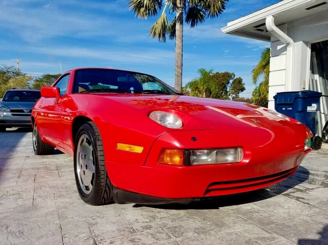 1988 porsche 928 coupe red rwd automatic s-4