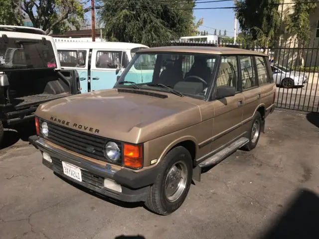 land rover - range rover classic - 4x4 gold great condition 76k miles