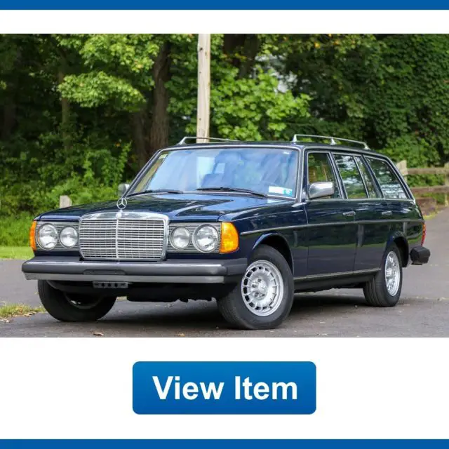 1985 mercedes 300td turbo diesel wagon 3 rd row seat rare collectible clean