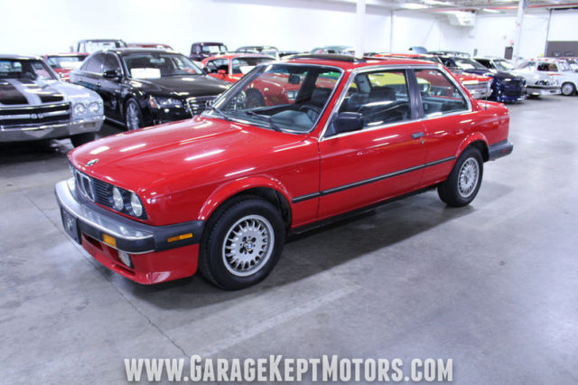 1986 bmw 325es zinnoberrot coupe 2.7l i6 60,084 miles