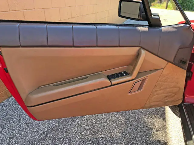 1989 cadillac allante red custom mods excellent restore able driver or parts nr!