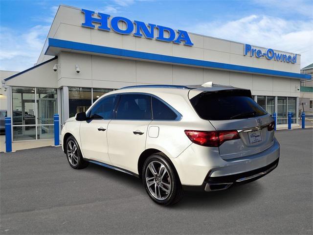 2018 acura mdx 3.5l w/advance & entertainment pkgs