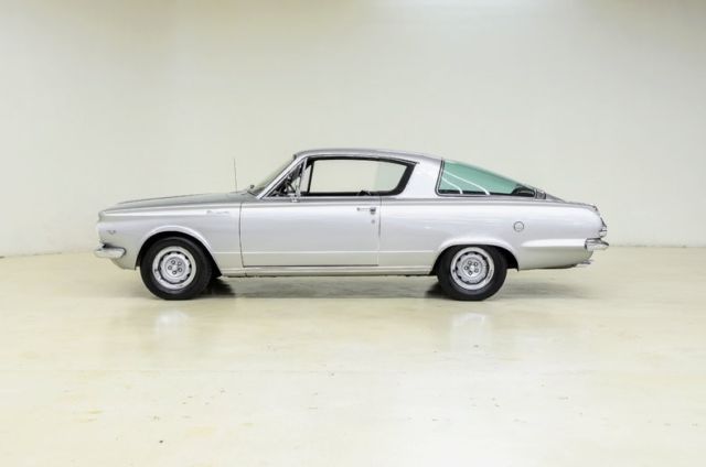 1965 plymouth barracuda 78464 miles silver 273 ci 3-spd auto