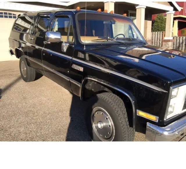 1987 gmc suburban 2500 3/4 ton 4x4 5.7 350 v8 fuel injected 56k actual miles