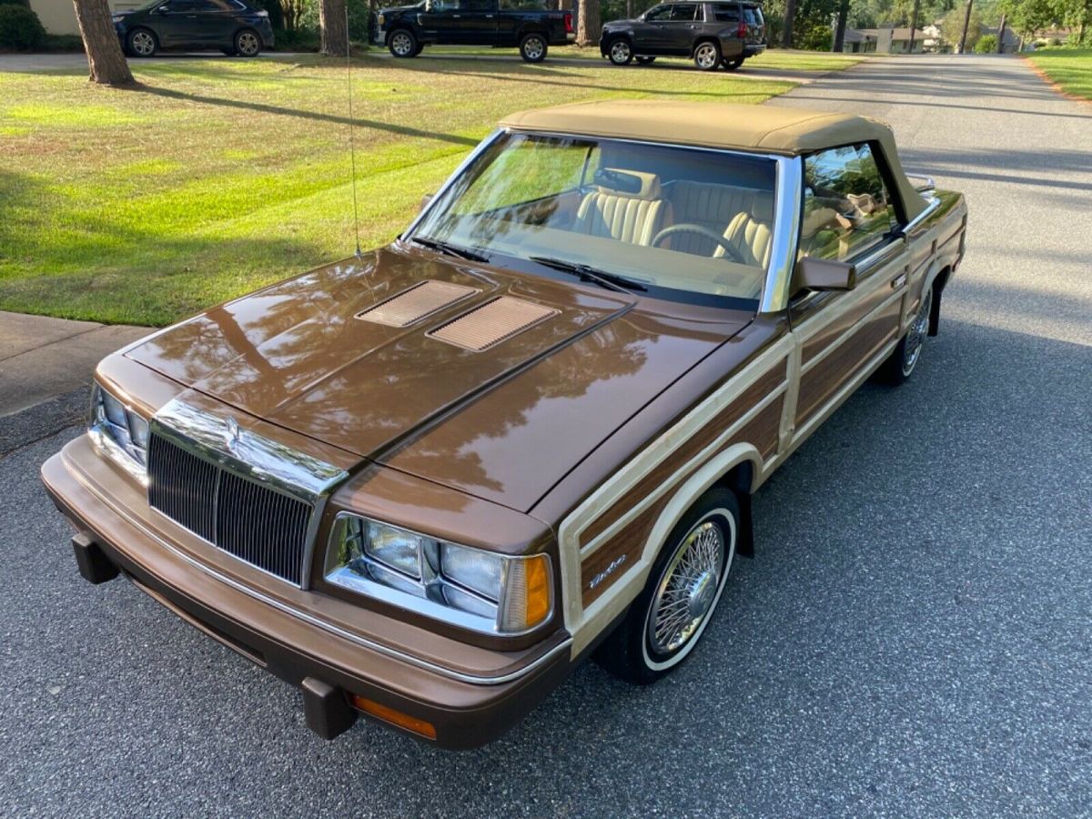 1986 chrysler lebaron convertible-turbo all paper work since new