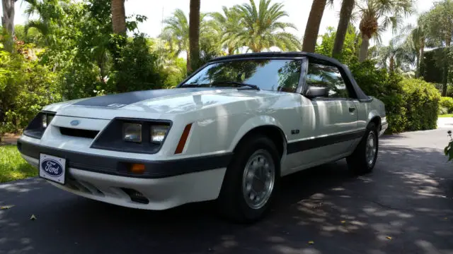 1986 ford mustang convertible gt, automatic, ac, power windows, new top, nice!