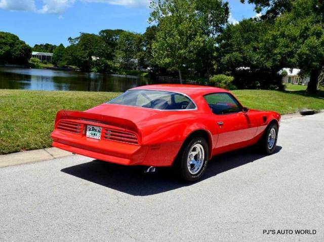 1976 pontiac firebird trans am 455 11,569 miles red coupe 455 manual