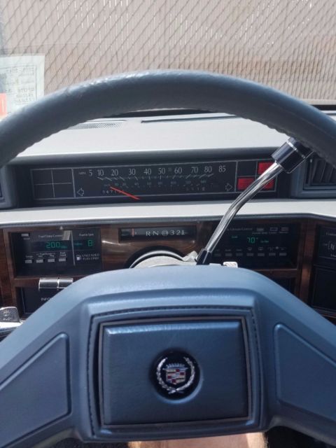 1989 gray cadillac sedan deville