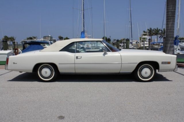 1976 cadillac eldorado convertible convertible white fwd automatic eldorado