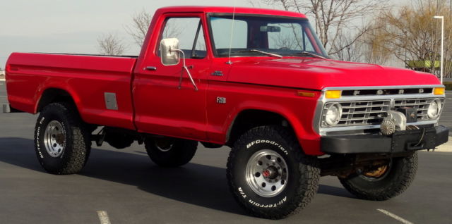 1973 ford f250 highboy, rare. 1 owner. ranger automatic 4x4. hi boy
