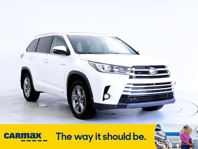 2017 toyota highlander hybrid limited platinum