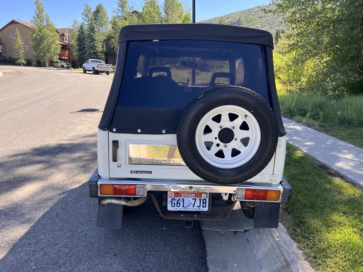 1987 suzuki samurai suv white jx