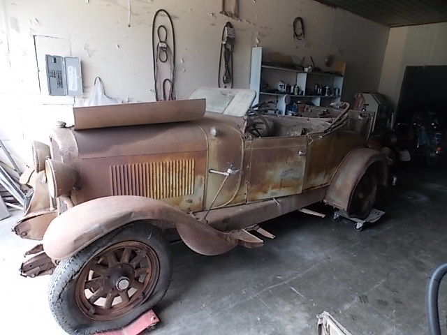 antique car classic rare old olds gm convertible street rod project barn find