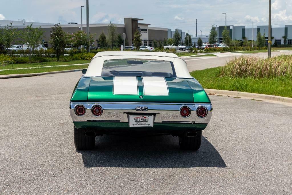 1971 chevrolet chevelle ss convertible green