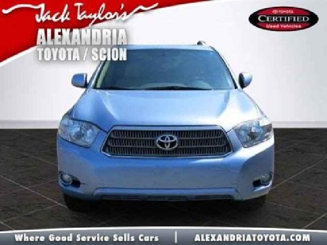 2008 toyota highlander hybrid limited in alexandria, va