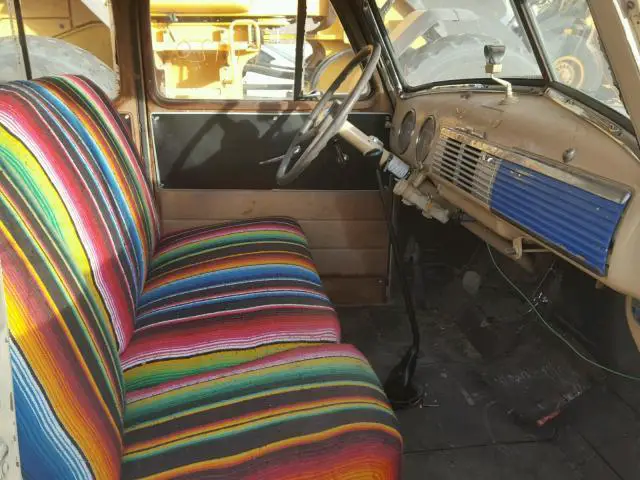 1953 chevrolet suburban 117920 miles tan truck 250 v6 automatic