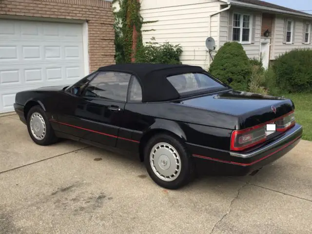 1992 cadillac allante - black - no reserve!