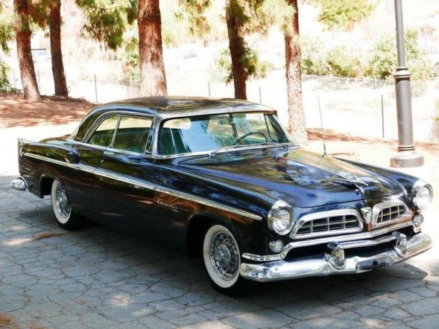 1955 chrysler windsor deluxe nassau 4566 miles black coupe 301 spitfire automati