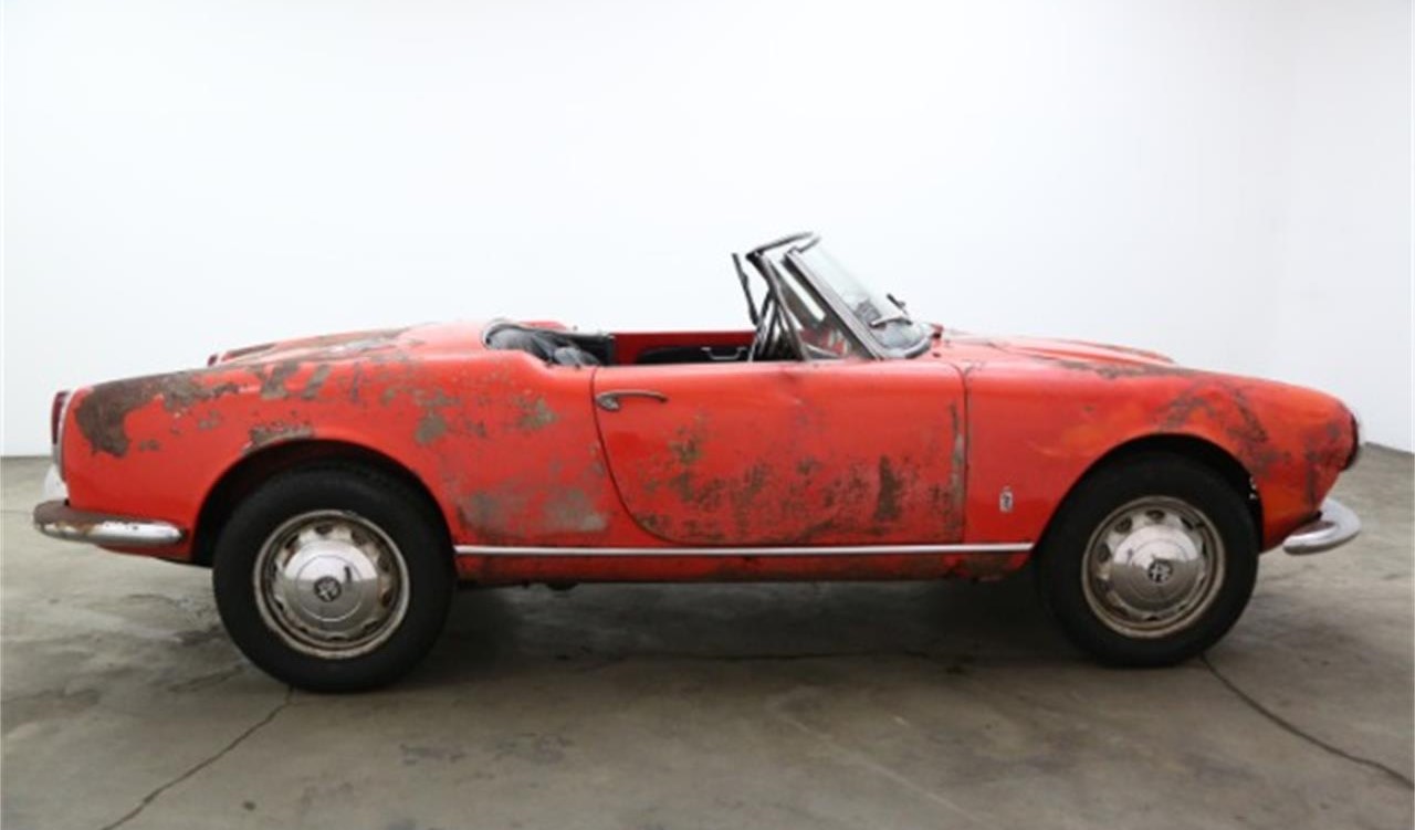 1963 alfa romeo giulietta spider