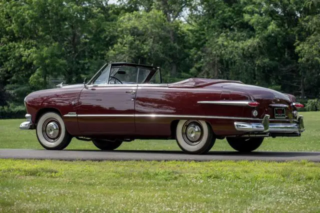 1951 ford custom convertible - fully restored