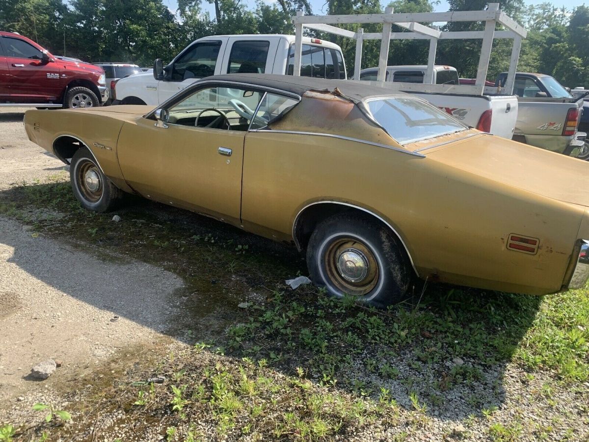 1971 dodge charger brown rwd automatic