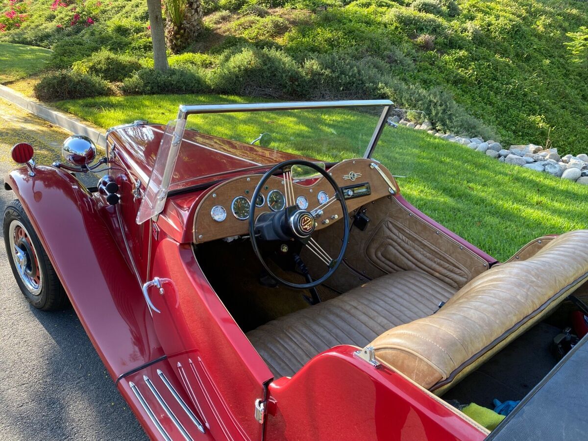 54 mg td re-creation chevy 4 cylinder 4 speed, bright chrome, factory built