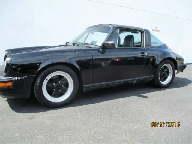 1986 porsche 911 targa.blk/blk only 81395 miles