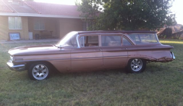 1960 oldsmobile 60 station wagon buick olds hot rod street rat patina survivor