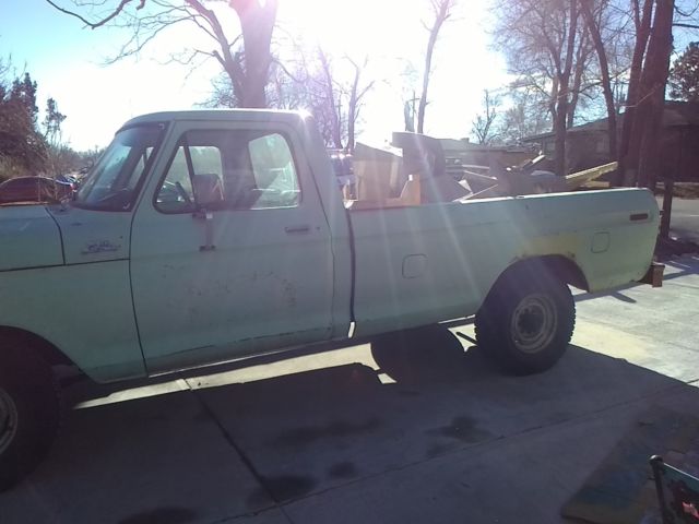 classic 1979 ford f-250 original mint green paint